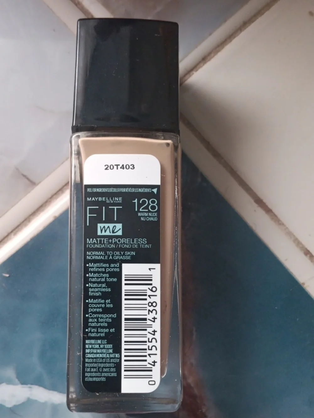 Maybelline Fit Me Matte + Poreless Foundation - Light Beige NEW